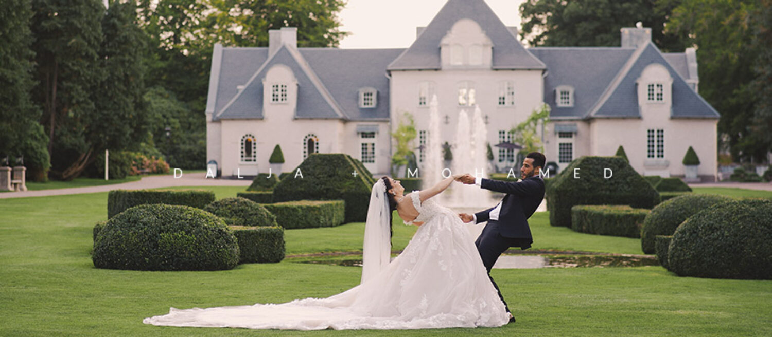 Arabic wedding in Norrvikens Trädgårdar in Bastad Sweden. Destination wedding video & videographer
